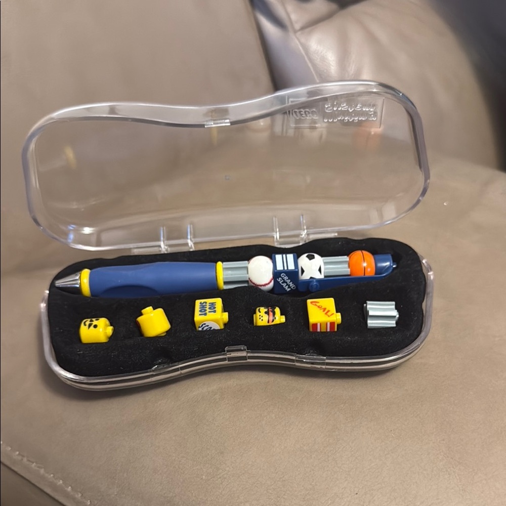 LEGO Blue and Yellow pen Set